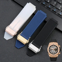 For Hublot Big Bang Series High Quality Silicone Watch Strap Watch Wrist Bracelet 26mm-19mm Men Women Watchband