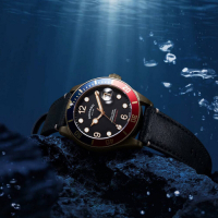ROMAGO 限量青銅錶 潛水機械錶-可樂圈/42.5mm RM106-RDBU