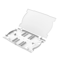 Khay nối quang học 12/24 cổng ABS mới cho bảng vá sợi quang hộp phân phối FTTH trong nhà và ngoài tr