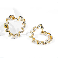 【禾美珠寶】0.85 ct VS2 天然鑽石耳環SN512(14K金)