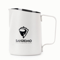 金時代書香咖啡 Tiamo 斜口拉花杯 450cc 尖口設計 義大利 SANREMO 品牌合作款  HC7107W-S