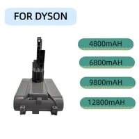 Dyson V7 battery 21.6V 4.8/6.8/9.8/12.8Ah Li-lon Rechargeable Battery For Dyson V7 Battery Animal Pro Vacuum Cleaner Replacement