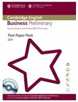 Past Paper Pack for Cambridge English: Business Preliminary 2011 Exam Papers and Teacher\'s Booklet with Audio CD 1/e ESOL  Cambridge