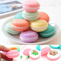 Cute Candy Pill Case Pill Organizer Medicine Box Drugs Pill Container Round Plastic Storage Candy Color For Pill Case 6 Colors