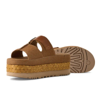 【UGG】女鞋/拖鞋/真皮拖鞋/厚底鞋/Aubrey Slide(栗子棕-UG1167471CHE)