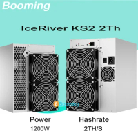 2024 IceRiver KS2 2TH Brand New Asic Mining Machine Kaspa KAS Miner 2000Gh 1200w With Psu High Profitable