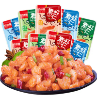 Vegetarian shrimp snack spicy garlic delicious snack spicy snack snack office snack spicy snack deli