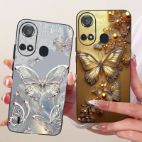 Sarung telefon silikon lembut TPU untuk ITEL A58 Lite dan A49, corak anime kawaii