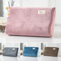 Waterproof Zippered Cotton Pillow Case Latex Pillowcase Quilted Contour Pillow Cover Protector