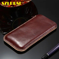 for Huawei Mate 40 Pro Genuine Leather phone bags For Huawei P40 P30 Mate 30 pro cases Flip cover slim pouch stitch sleeve