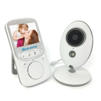 2.4G Baby Monitor Camera Wireless Audio Radio Nanny Music Intercom 2.4inch LCD Portable Walkie Talkie Babysitter Monitor