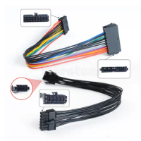 ATX 24Pin to 18Pin Adapter Converter Power Cable and 8Pin to 12Pin ATX Adapter Power Cable for HP Z440 Z640 Motherboard