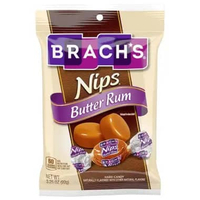 BRACH'S NIPS BUTTER RUM CANDY 3.25OZ
