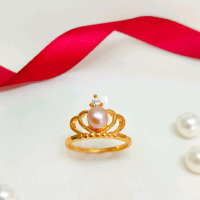 CINCIN MUTIARA AIR TAWAR LOMBOK MODEL MAHKOTA