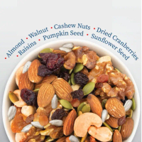 Roasted More Nuts Less Raisin (Mega Roasted Mixed Nuts) Mix Nut mixed nut kacang campur Daily Nuts D