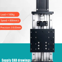 HMS150 Linear Module Linear Guide Slide Heavy-duty Double Guide CNC Screw Slide Module