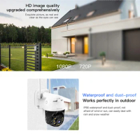 Vstarcam 3MP Wifi IP Camera Dome AI Security Camera P2P PTZ Wireless 2 Way Audio Outdoor Waterproof IR Color Night monitoring