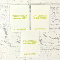[ PILIH MEMBER ] NCT DREAM 7TH Anniversary Lucky Card Set Sealed Jeno Jaemin Haechan TC PC Photocard