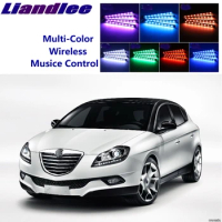 LiandLee Car Glow Interior Floor Decorative Atmosphere Seats Accent Ambient Neon light For Chrysler Delta MK3 2008~2019
