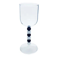 Modern simple tall glass Pyrex wine glass Fashion wine glass Cocktail glass Champagne glass