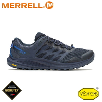 【MERRELL 美國 男 NOVA 3 GORE-TEX 防水輕量越野健行鞋《深藍》】 ML067779/登山鞋/戶外鞋
