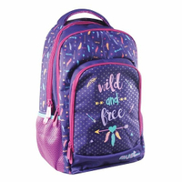 【菲斯質感生活購物】MUST兒童輕量書包/後背包(三層)-紫色捕夢網 兒童書包 輕量書包 後背包