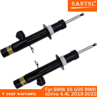 Fit For BMW X5 G05 RWD xDrive 2019-2022 2X Front Shock Absorbers Air Struts w/VDC