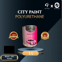 Cat PU Polyurethane City Paint Hitam Black PU202 1kg Super High Quality