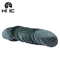 4pcs HiFi Audio Carbon Fiber Speaker Isolation Spike Base Pad Feet Cone For Amp Preamp DAC CD Player With Silica Gel Granule