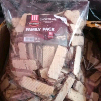 wafer selamat coklat kemasan 500gr