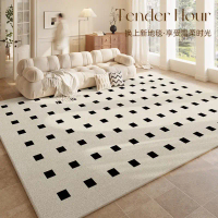 2026 Ins Carpet Living Room Sofa Coffee Table Rug Modern Simple Light Luxury Bedroom Room Bedside Ma