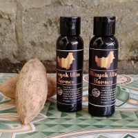 Minyak rambut sari buah ulin borneo penyubur penghitam menghilangkan kerontokan nutrisi rambut alami