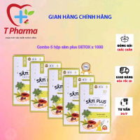 [TM PHARMA] COMBO 5 HỘP SÂM PLUS DETOX X1000 CHIẾT XUẤT TỪ THẢO MỘC TỰ NHIÊN