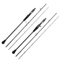 Lurekiller Saltwater 3 sections ultralight solid carbon slow pitch shore jigging fishing rod pole surf bait casting rod