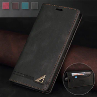 Flip Leather Case for Samsung Galaxy S24 Ultra S23 FE S22 S21 Plus A15 A05S A14 A24 A34 A54 A13 A23 A33 A53 5G Card Wallet Cover