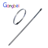 100pcs 4.5*400 STAINLESS STEEL CABLE TIES stainless steel tie bar 4.5*400mm