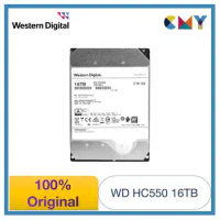 100% Original Western Digital WD 16TB 3.5 HDD NAS Enterprise Hard Drive SATA 7200 rpm HC550 WUH721816ALE6L4