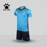 KELME Goalkeeper Custom Men's Soccer Football Jerseys Uniforms Tracksuit Short Sleeve Football Goalie 3871014