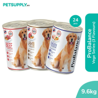 [Carton Deals] balance 9.6kg Makanan Anjing Basah Dengan Sayuran (400g x 24 unit)