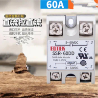 1pcs Solid State Relay SSR-60 DD DC-DC 60A 3-32VDC/5-60VDC Solid State Relay Module for PID Temperature Control