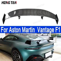 For Aston Martin Vantage F1 Dry carbon fiber ducktail rear spoiler wing racing trunk wing splitter upgrade body kit