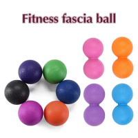 TPE Massage Yoga Gym For Fitness Ball Medical Exercise Peanut Fascia Roller Back Foot Relax Muscles Shoulder Neck Solid