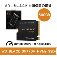 威騰 WD_BLACK SN770M 500GB M.2 2230 PCIe SSD (WD-SN770M-500G)