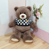 Kawai Kiki Bear Cartoon Doll Cute Teddy Bear Plush Filling Toy Cute Big Bear Doll Pillow Children's Toy Girl's Birthday Gift