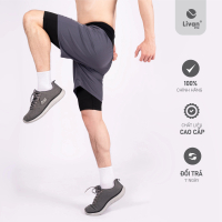 Quần Chạy Bộ Nam Livan Sport 2 Lớp Có Ngăn Đựng Xung Quanh Cạp, Thiết Kế Giúp Tăng Tốc Độ Khi Chạy