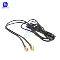 2.8m 9ft RG 174 Antenna Extension Cable RP-SMA Male to Female Connector Adapter for Wireless LAN WAN Network Card Router Antenna