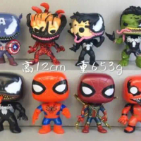 Marvel Venom as Avengers Character Model Vinyl Figure Doll Toys for Children