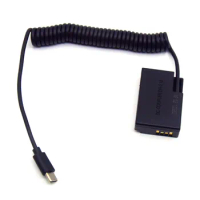 PD USB Type C Power Adapter Cable LP-E17 Dummy Battery ACK-E18 DR-E18 DC Coupler For Canon EOS R10 77D 250D 750D 760D 800D 850D
