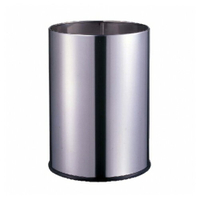 不鏽鋼圓形垃圾桶 銀色 / 個 T3-02(M)