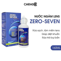 Nước Ngâm Lens Carase Giúp Rửa Sạch, Khử Trùng Và Bảo Quản Kính Áp Tròng Zero - Seven 160ML